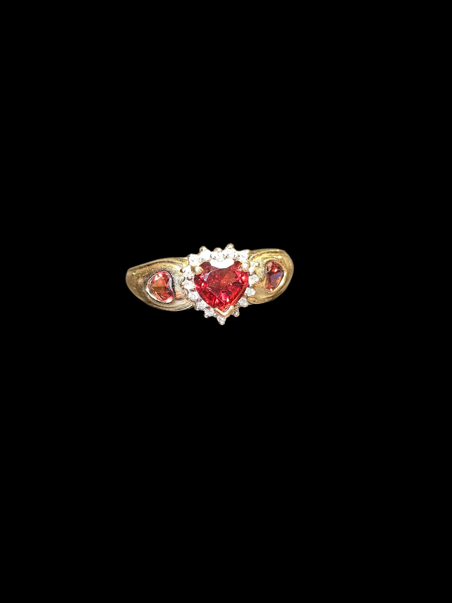 Garnet and Diamond ring