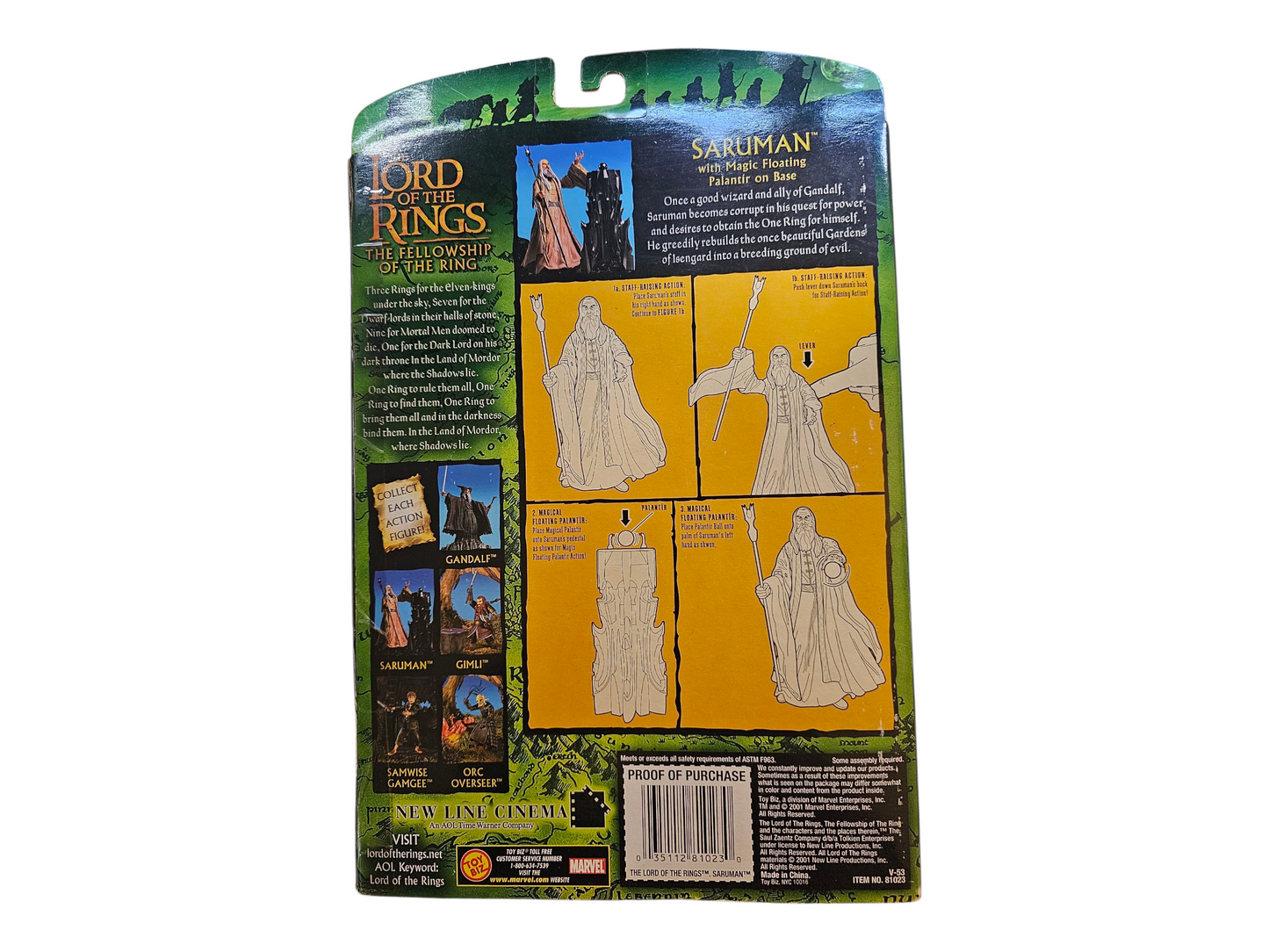 Lord of the Rings - Saruman, The Fellowship of the Ring action figure