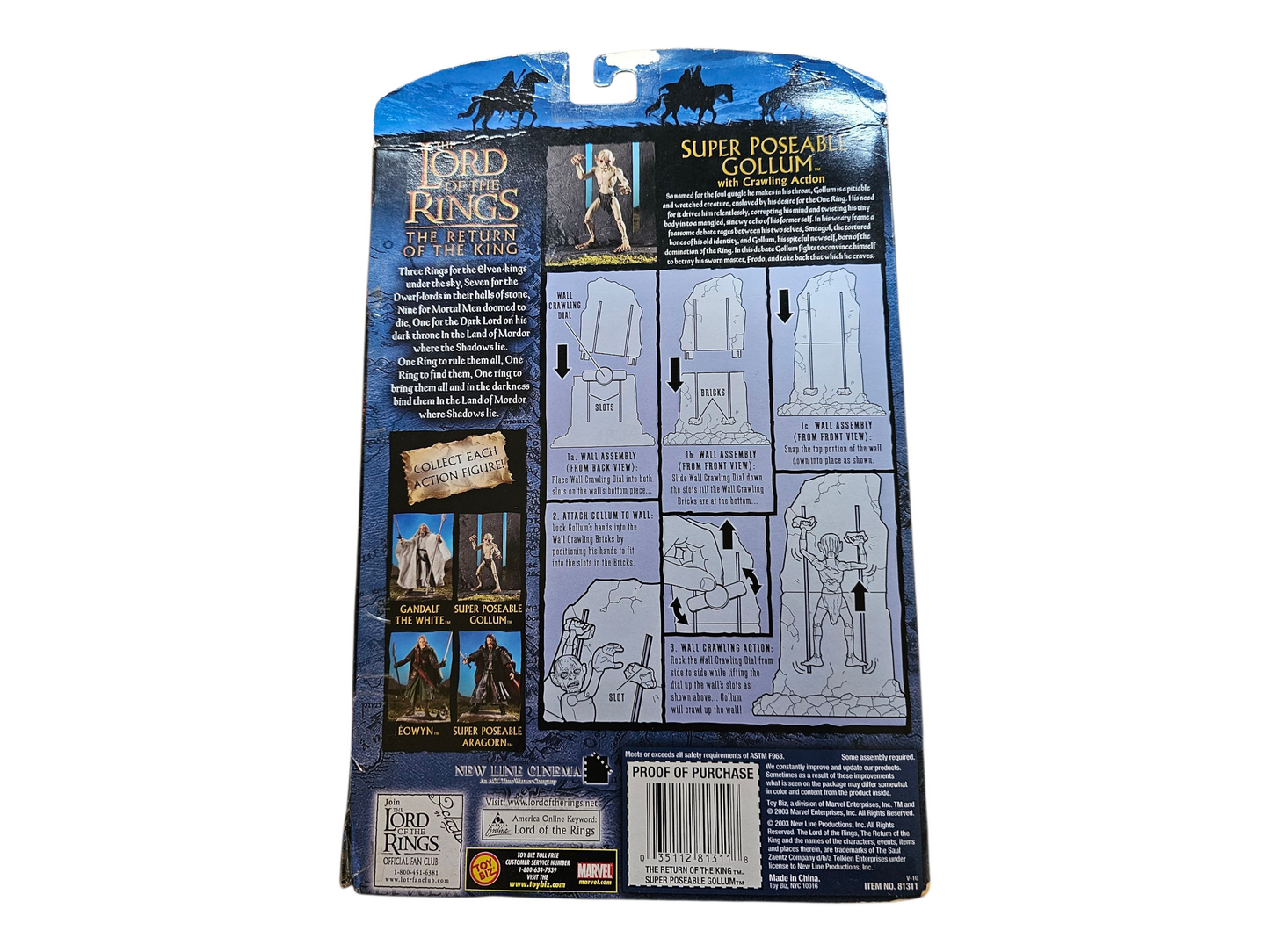 The Return of the King - Super Poseable Gollum Action Figure