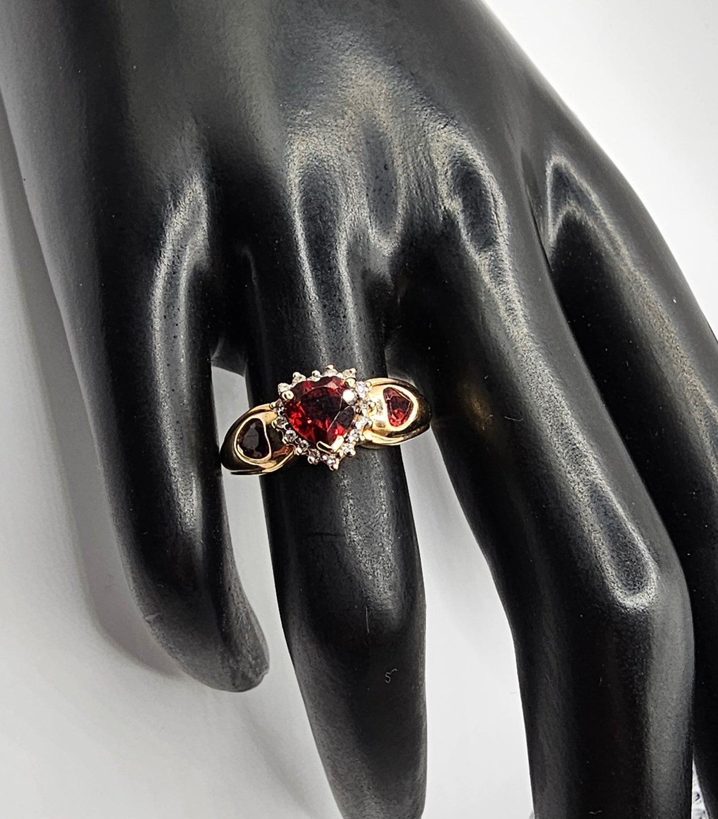 Garnet and Diamond ring
