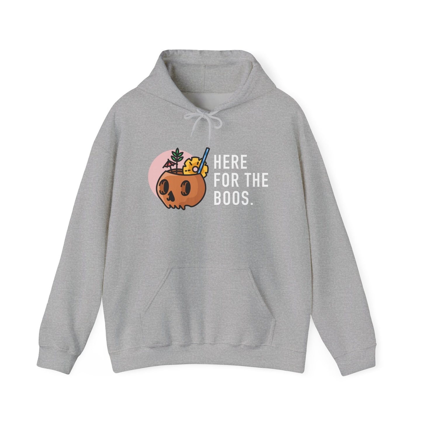 Spooky Halloween Hoodie, Unisex Sweatshirt for Fall Celebrations, Cozy Ghost Design, Perfect for Trick-or-Treating, Halloween Parties, Gifts