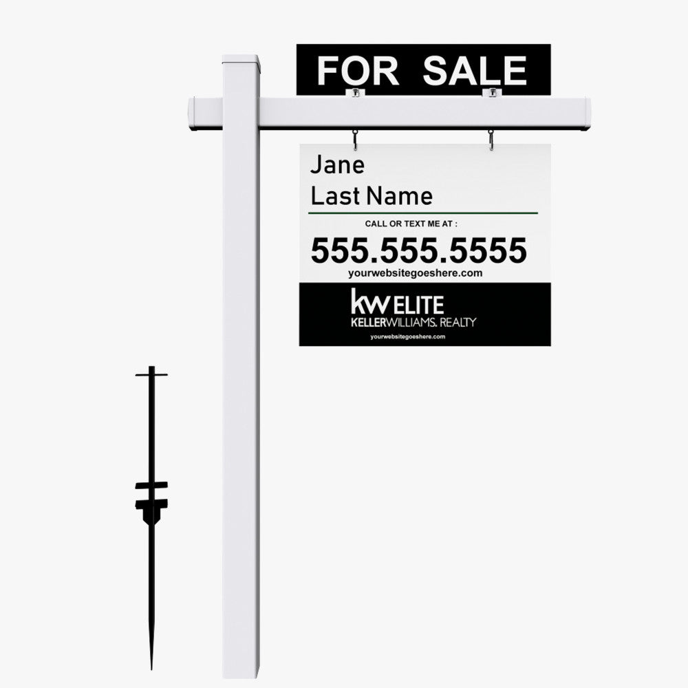 Real Estate Post & Sign