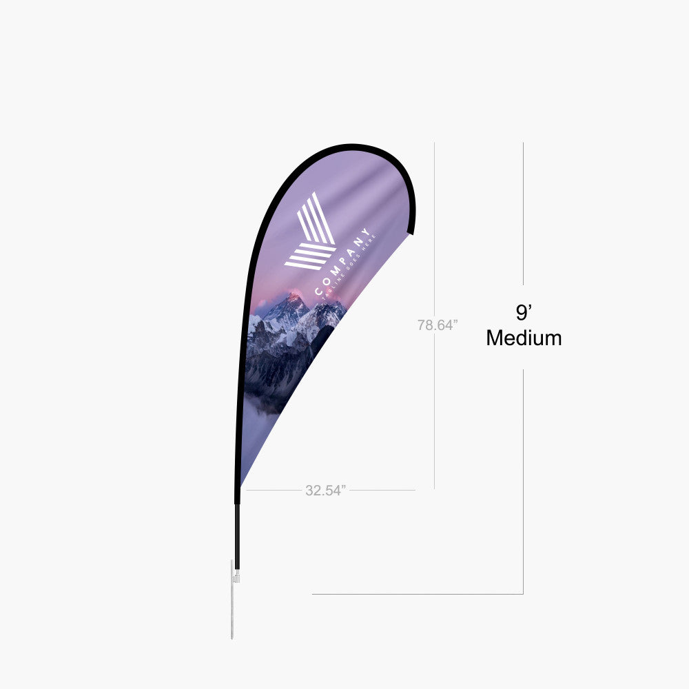 Tear Drop Flag small