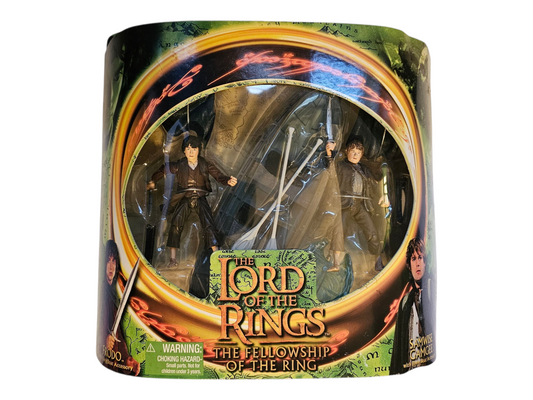 Lord of the Rings - Frodo and Samwise Gamgee with Elven Boat Accessory