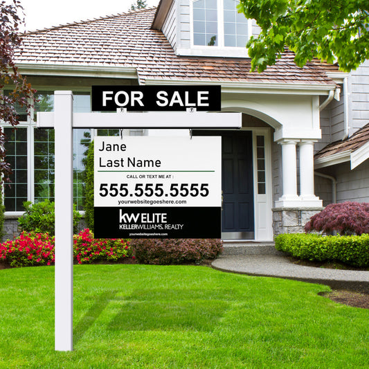 Real Estate Post & Sign