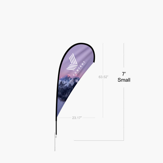 Tear Drop Flag small